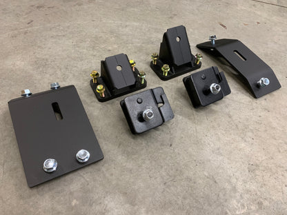 Carrick Customs Cummins Swap Motor Mounts 1st Gen Style 12v/24v/CR Cummins - 1980-1997 Ford F-Series