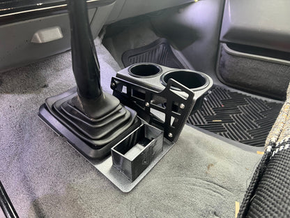 JC Customs - Shifter Mounted Cup Holder - 1992-1997 Ford F-Series & Bronco