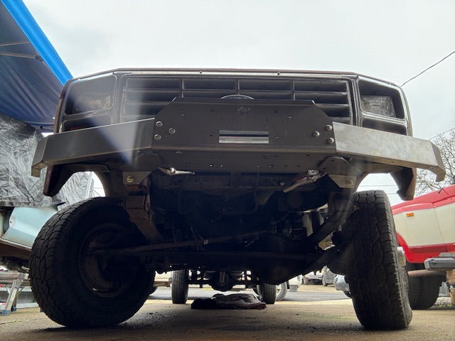 Engineered Vintage 'GOAT' winch bumper - 1967-1979 Ford F-Series
