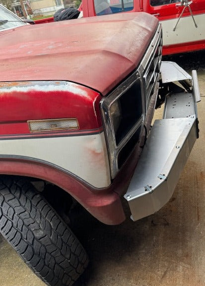 Engineered Vintage 'GOAT' winch bumper - 1967-1979 Ford F-Series
