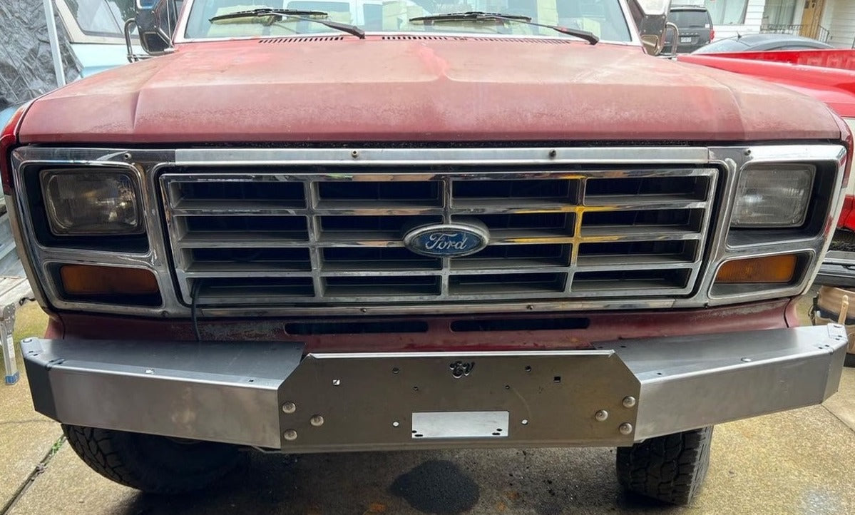 Engineered Vintage 'GOAT' winch bumper - 1967-1979 Ford F-Series