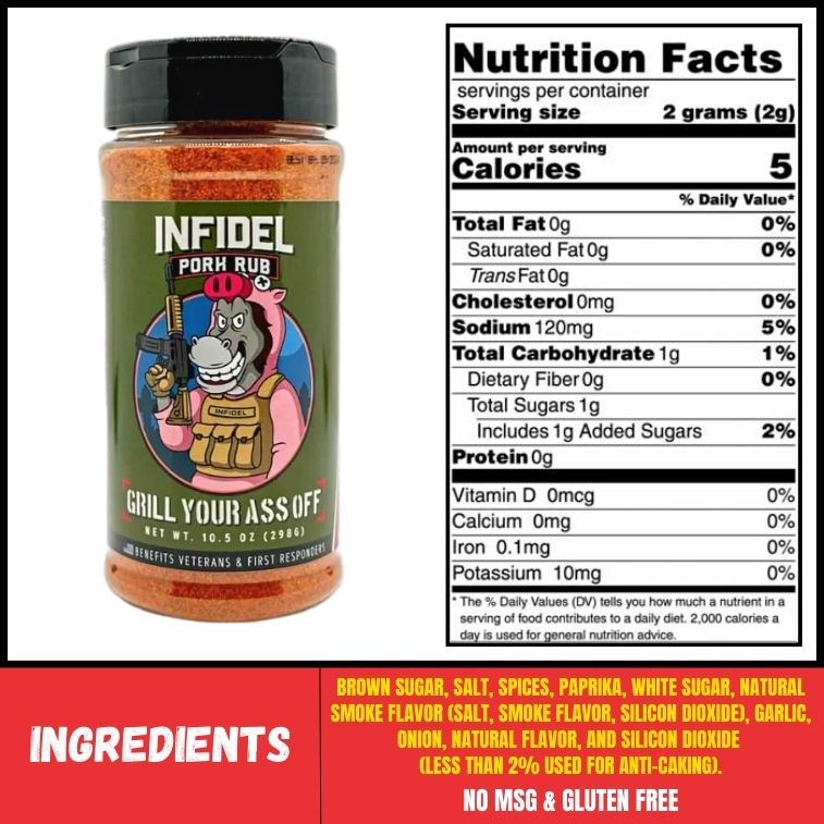 Grill Your Ass Off Infidel Pork Rub