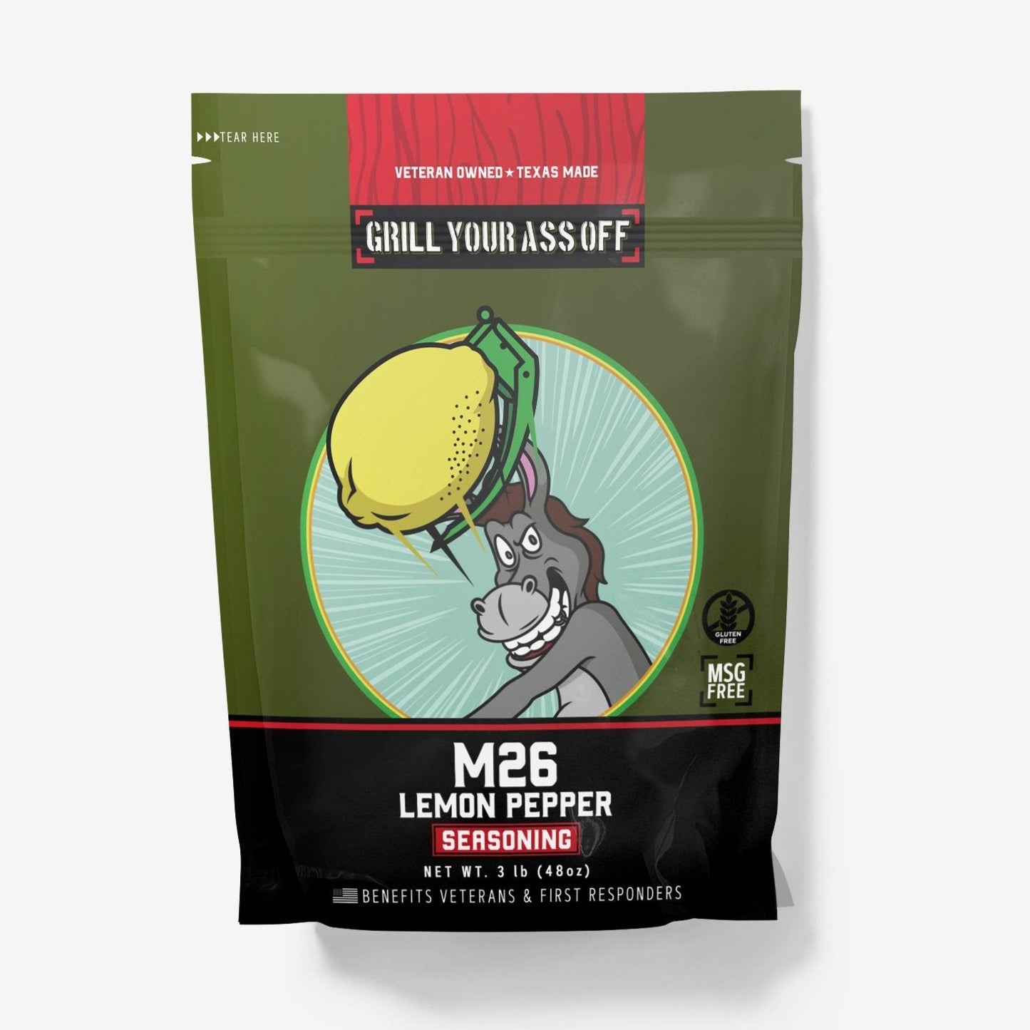 Grill Your Ass Off M26 Lemon Pepper