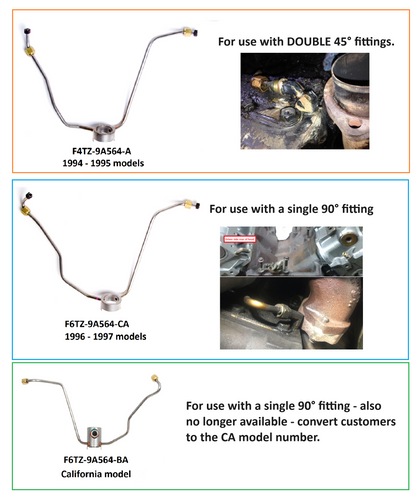 7.3 Powerstroke Fuel Supply Lines Ford - 1996-1997 Ford F-Series