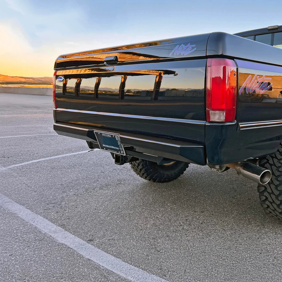 Desolate Motorsports Plate Rear Bumper – 1980–1996 Ford F-Series