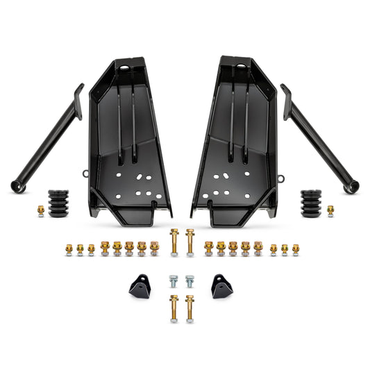 Desolate Motorsports Bolt-On Front Coilover Shock Mount Kit - 05+ Superduty Axle Swap – 1980–1997 Ford F-Series