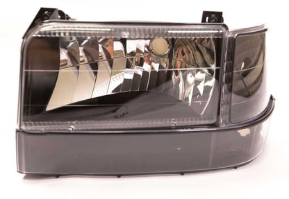BLEM - (1992-1997) F-Series - Complete Performance Six Piece Clear Black Headlight Kit