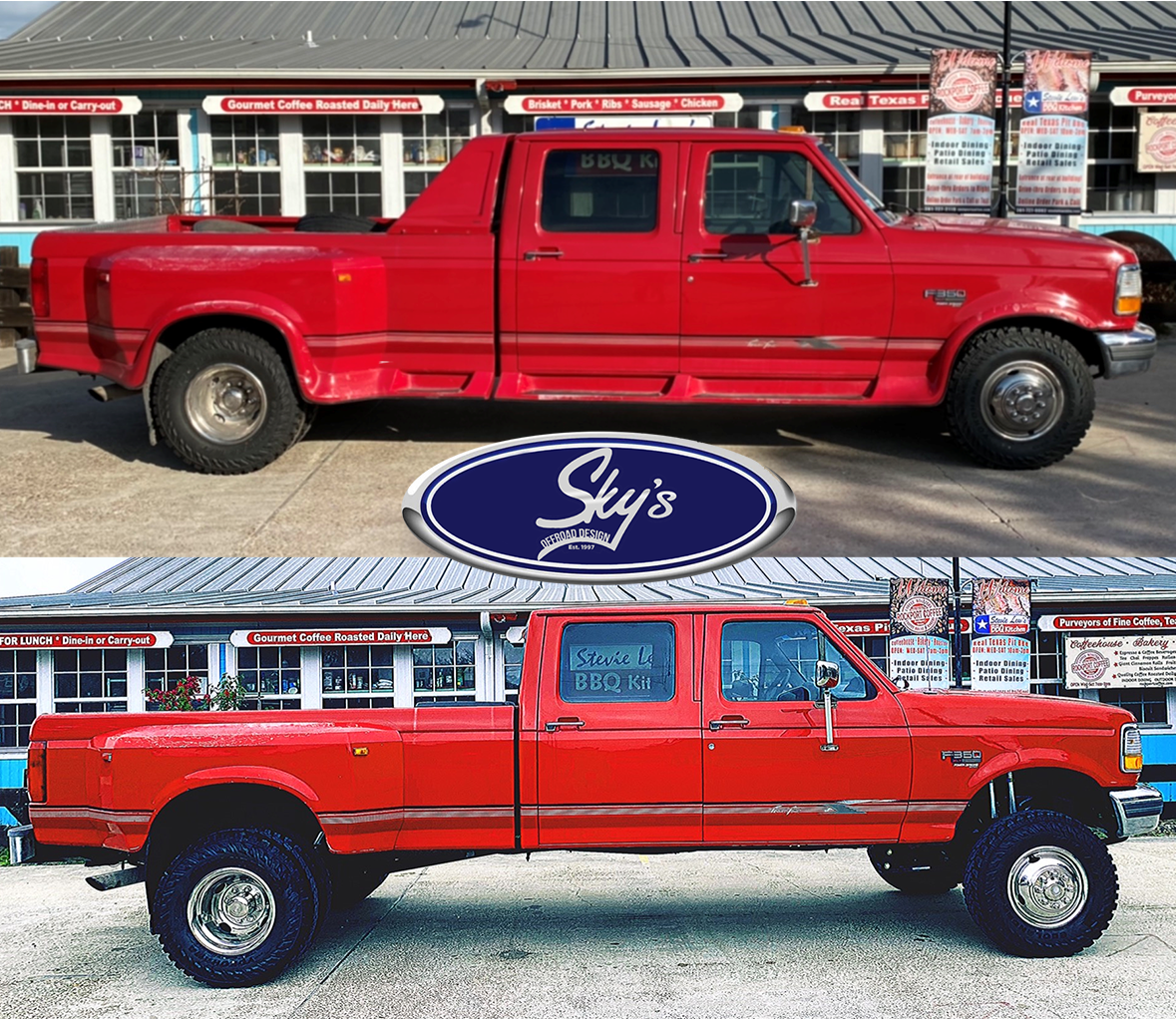 2wd to 4wd Front Frame Box Kit - 1992-1997 Ford F-Series