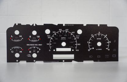 92-96 Cluster Faceplate Kit - XLT Original