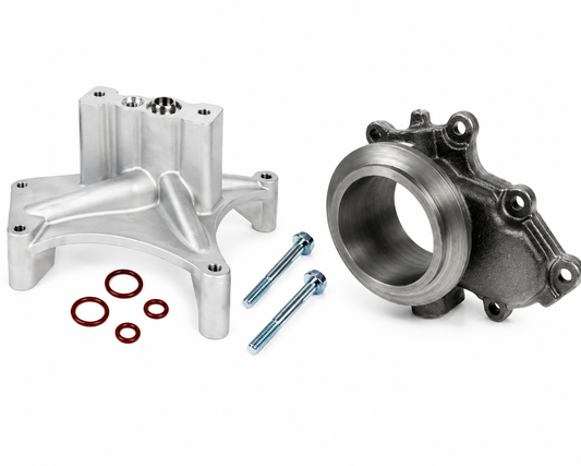 (1999-2003) - Exhaust Housing & Non EBP Valve Pedestal w/ Bolts & O-Rings, Fits 1999-2003 Powerstroke