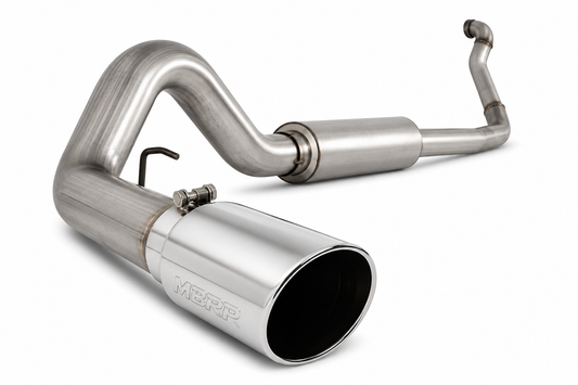 MBRP 4" Turbo Back, Single Side Exit, 1998-2003 Ford Powerstroke 7.3L, S6200AL