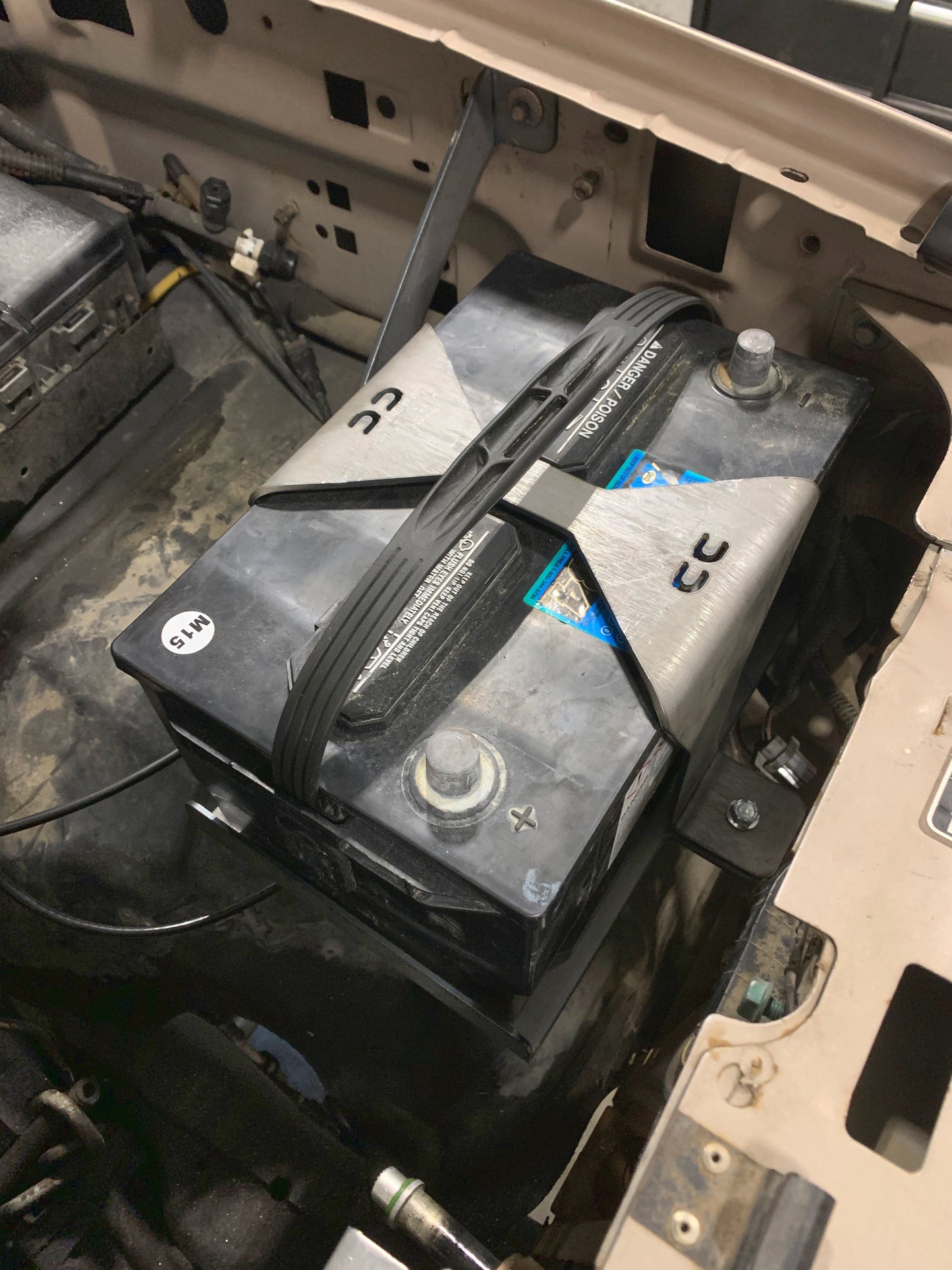 Carrick Customs Battery Tray - 1992-1997 Ford F250/F350