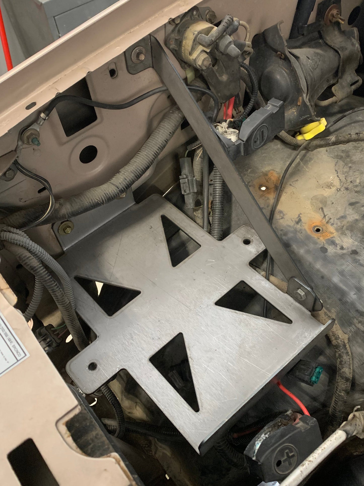 Carrick Customs Battery Tray - 1992-1997 Ford F250/F350