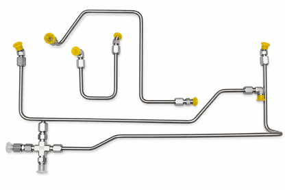 CNC Fab 4-Line Feed Fuel Line Kit - 1999-2003 Ford F-Series
