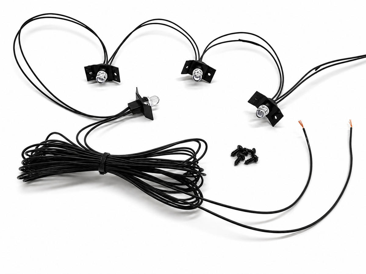 Complete Performance Lund Lighted Visor Replacement Harness w/LED Bulbs