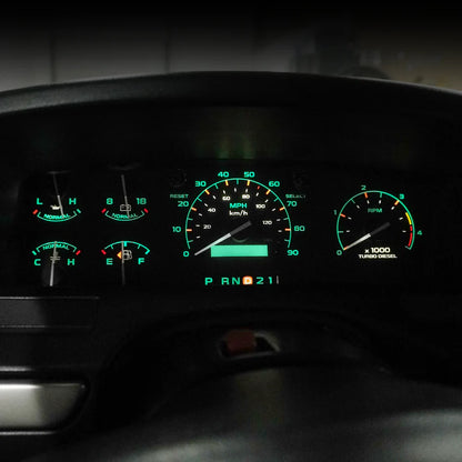 Cluster Faceplate Kit - Diesel - 1992-1997 Ford F-Series