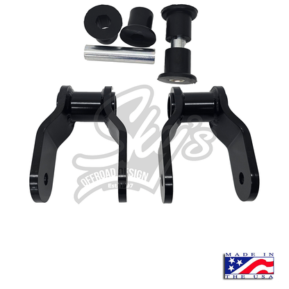 Front Shackle Reversal Shackles - 1980-1997 Ford F-Series/Bronco