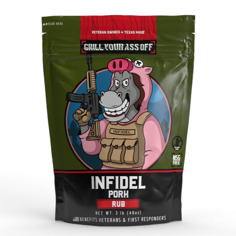 Grill Your Ass Off Infidel Pork Rub