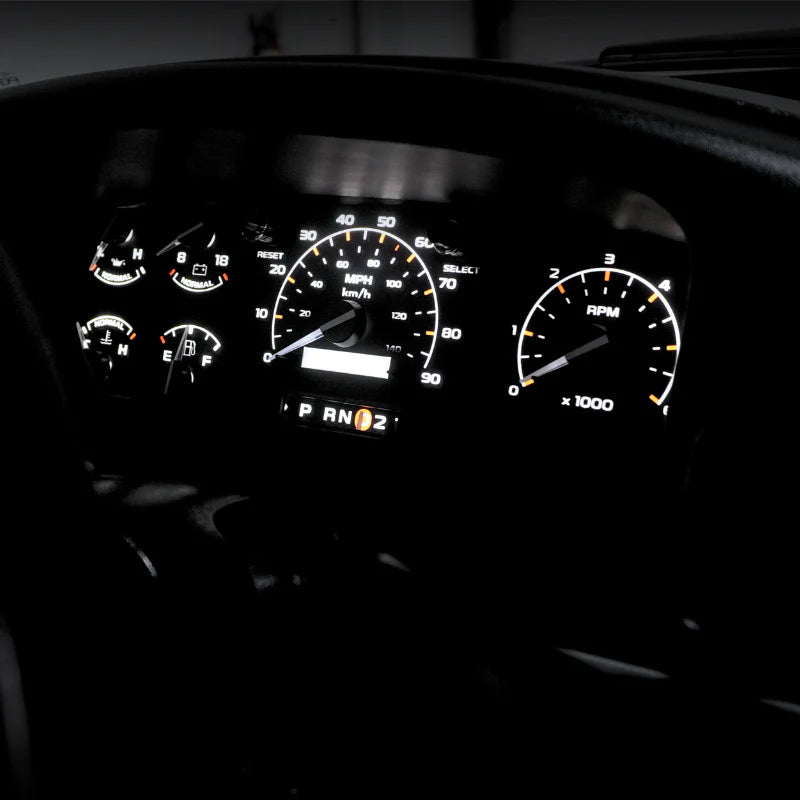 92-96 Cluster Faceplate Kit - Gas - F-Series