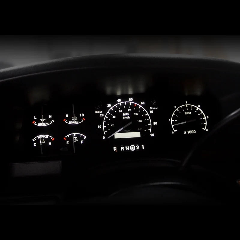 92-96 Cluster Faceplate Kit - Gas - F-Series