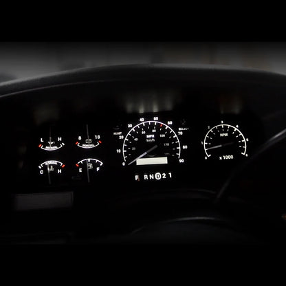 92-96 Cluster Faceplate Kit - Gas - F-Series