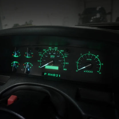 92-96 Cluster Faceplate Kit - Gas - F-Series
