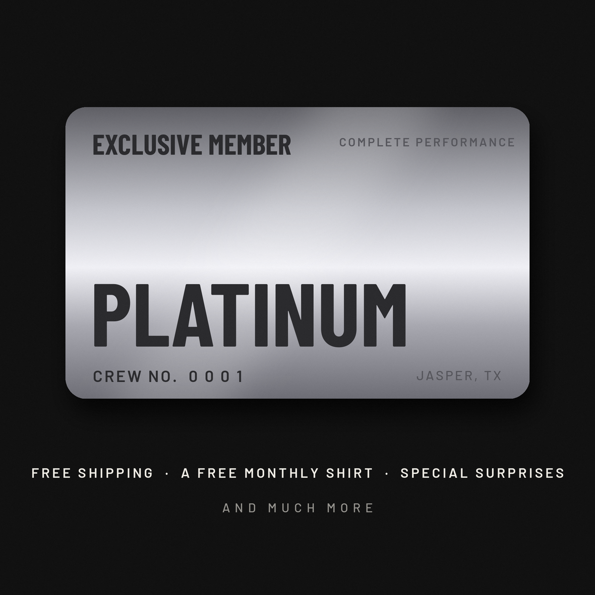 Platinum Membership