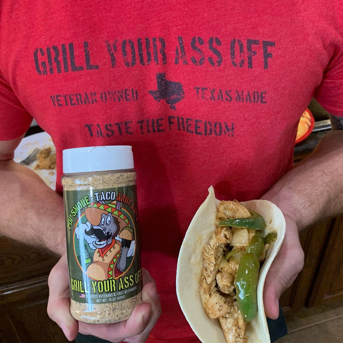 Grill Your Ass Off Pop Smoke Taco & Fajita Seasoning