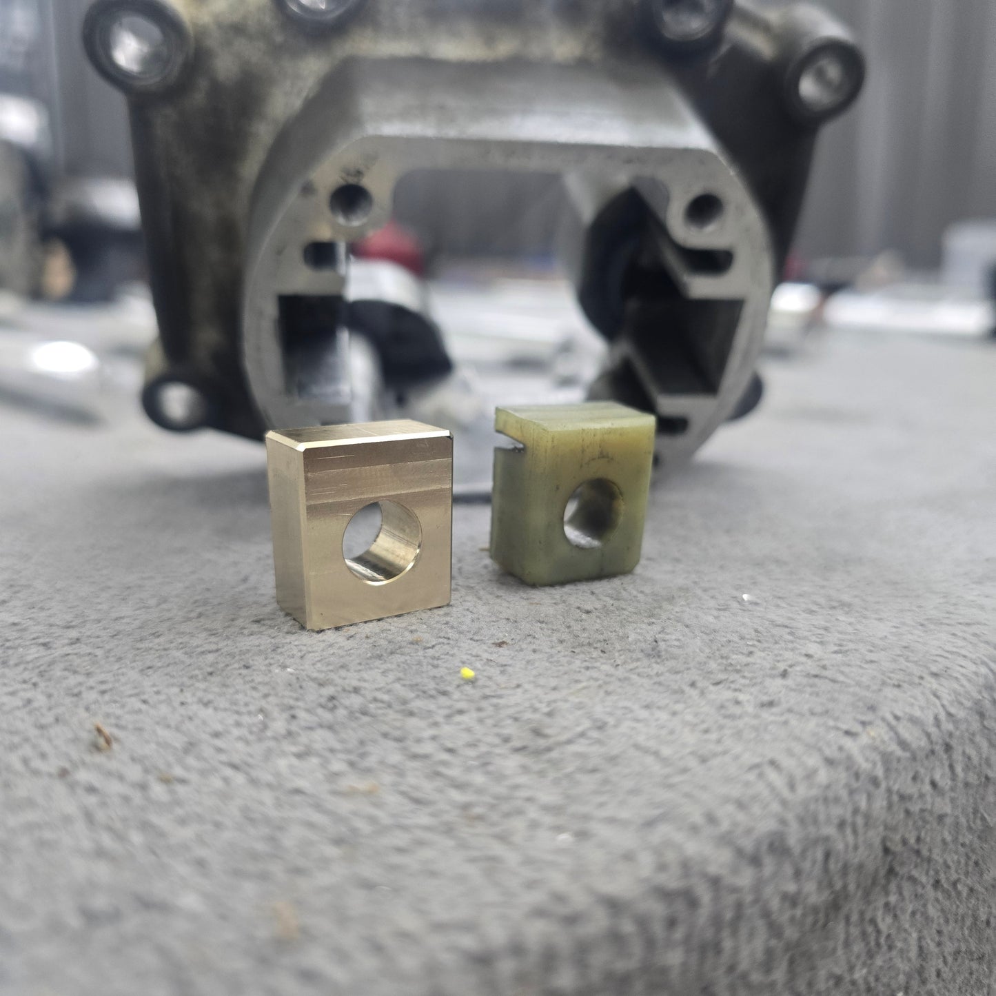 Diesels and Dirtbags Brass ZF5/ZF6 Shifter Tower Bushings - 1980-2003 Ford F-Series