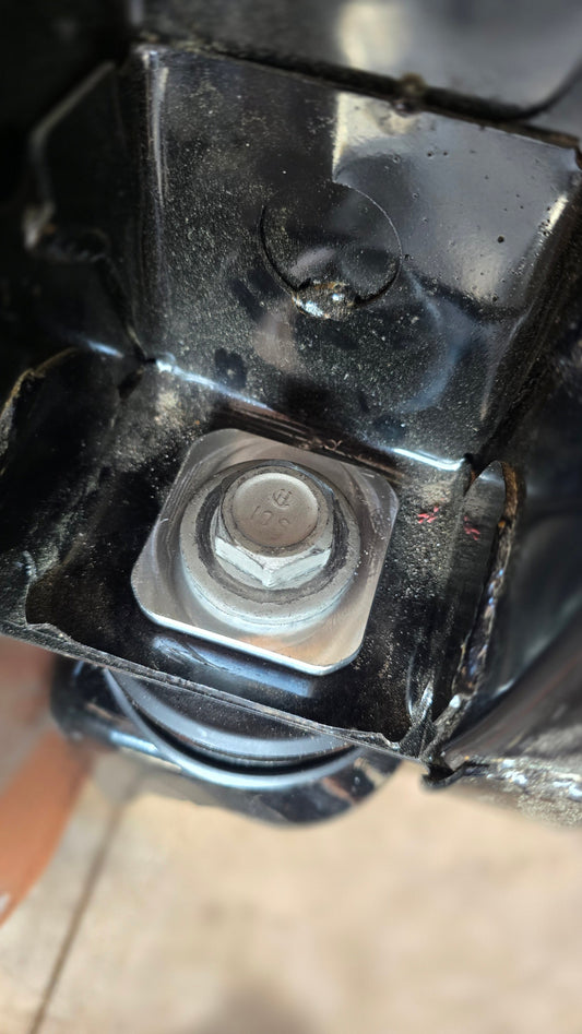 Diesels and Dirtbags Core Support Slotted Washers - Pair - 1992-1997 Ford F-Series & Bronco