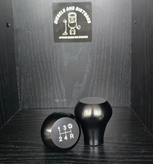 Diesels and Dirtbags Extended Aluminum Shift Knob - Factory Style - 1987-2003 Ford F-Series & Bronco