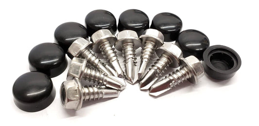 Complete Performance Lund Sun Visor Mounting Hardware Stainless Screws - 1992-1997 Ford F-Series & Bronco