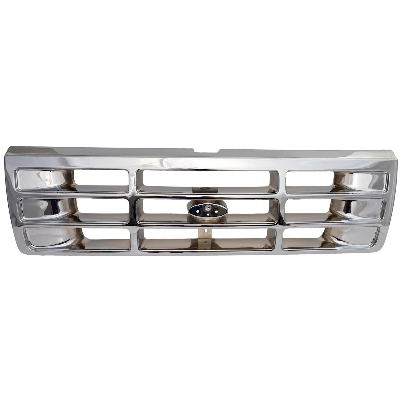Complete Performance SOLID Chrome Grille - 1992-1997 Ford F-Series & Bronco