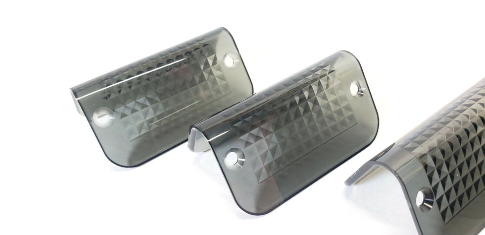 New Lund Moon Sun Cab Visor Replacement Light Lenses - Smoked