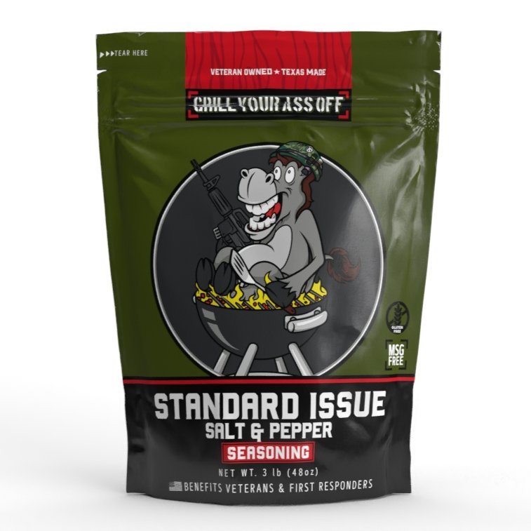 Grill Your Ass Off Standard Issue Salt & Pepper