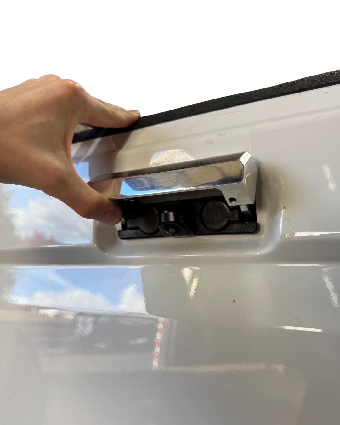 Billet Aluminum Tailgate Handle w/ Optional Backup Camera – 1987–1997 Ford F-Series