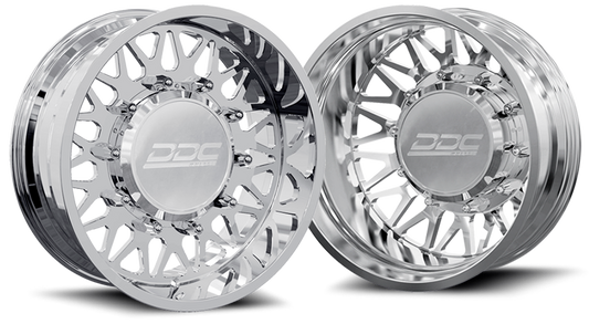 (1987 - 1997) DDC Wheels Polished The Mesh Dually Wheels