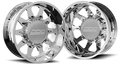 (1987 - 1997) DDC Wheels Polished The Ten Dually Wheels