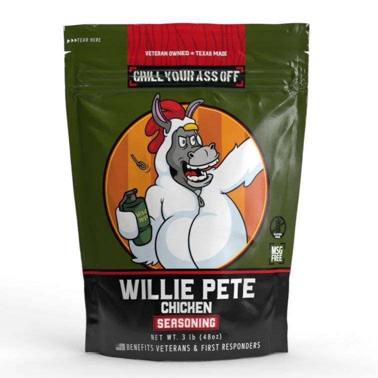 Grill Your Ass Off Willie Pete Chicken Seasoning