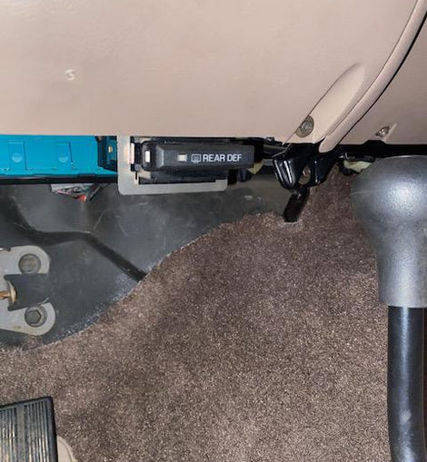 OBS Solutions Bronco Rear Defrost Relocation Bracket - 1992-1996 Ford Bronco