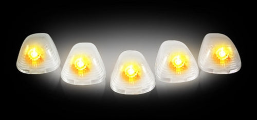 Recon Clear Cablight Caps, 5 Piece Kit, 1998-2013 Ford Truck