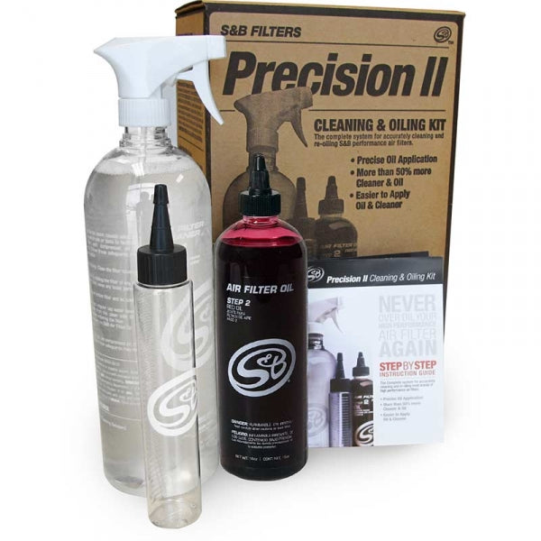 S&B Filters Precision II Cleaning & Oil Service Kit