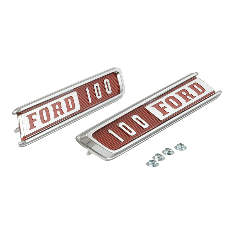 Hood Side Emblems - 1967 Ford F-Series