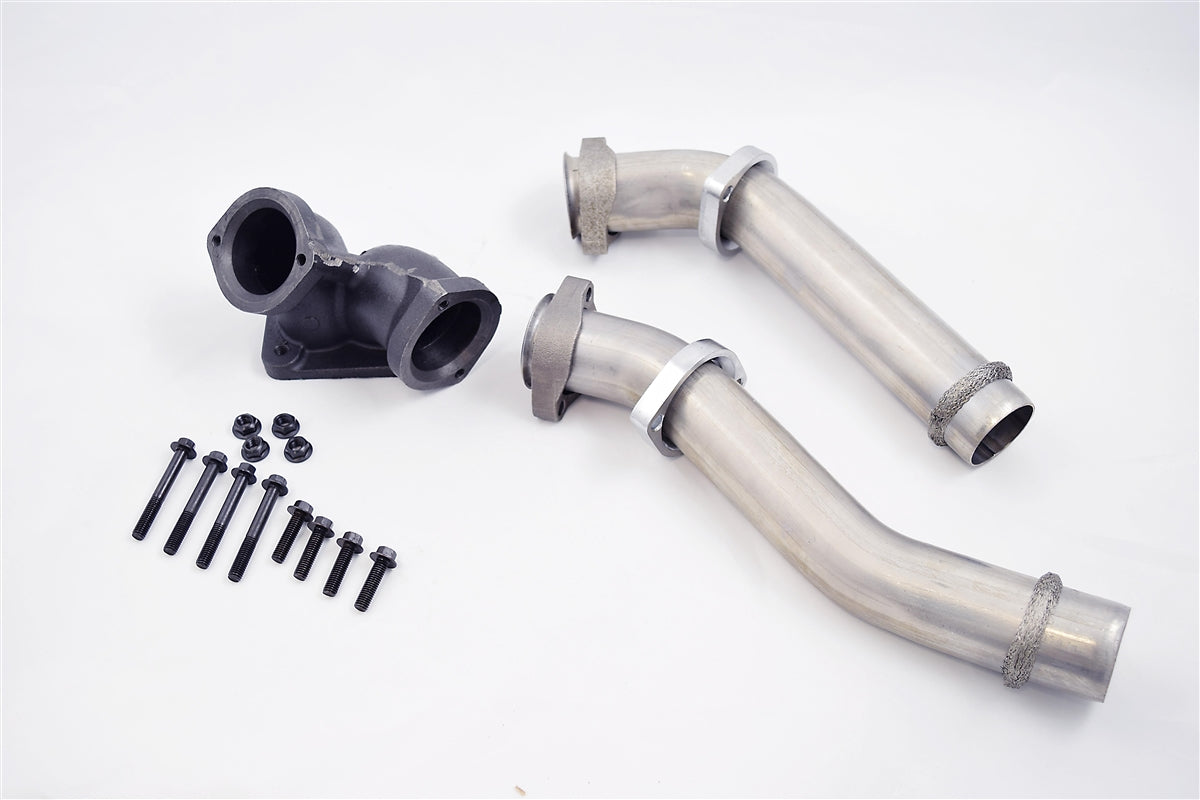 Stainless Steel Up-Pipe Kit with Collector, 1994-1997 7.3L Powerstroke
