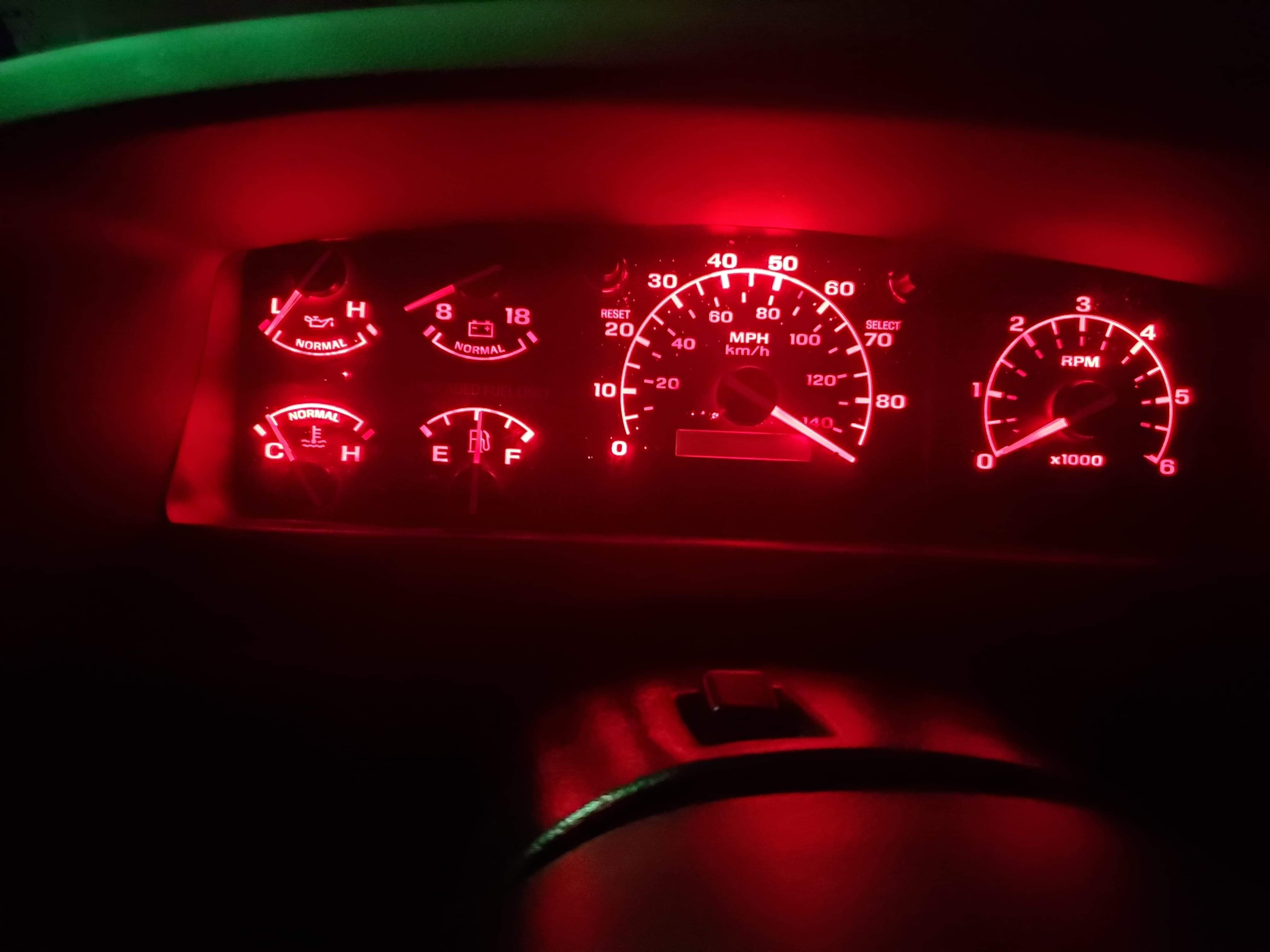 Led dash deals lights