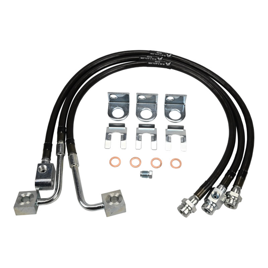 PMF Suspension Stainless Steel Braided Brake Lines (1980-2004 F-250/350 and Excursion)