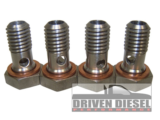 Driven Diesel 7.3L High Flow Banjo Bolt Kit - 1994-2003 Ford F-Series