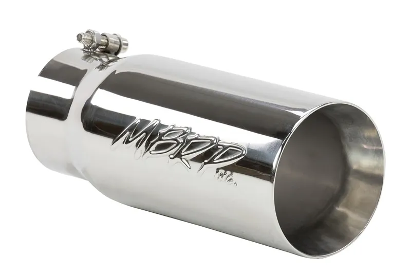 MBRP Tip - 5″ O.D. Rolled Straight 4″ Inlet 12″ Length