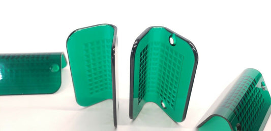 Complete Performance Lund Moon Sun Cab Visor Replacement Light Lenses - Green