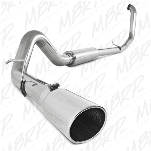MBRP 4" Turbo Back, Single Side Exit, T409, 1998-2003 Ford Powerstroke 7.3L